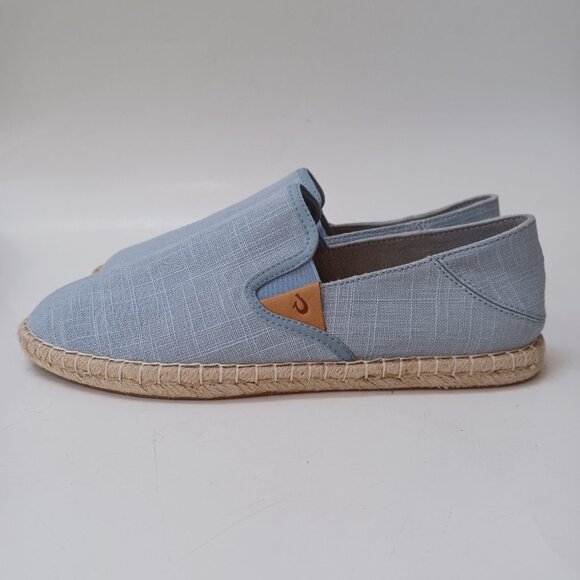 Olu Kai Shoes Kaula Pa'a Kapa Convertible Espadrille Flats Womens US 9.5 - Picture 2 of 16